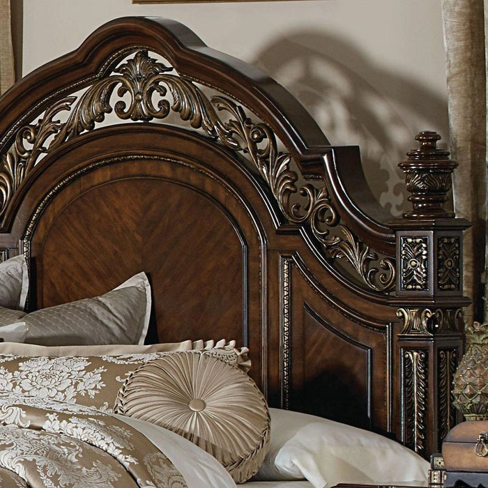 Five Star Furniture - Catalonia Queen Poster Bed in Cherry 1824-1