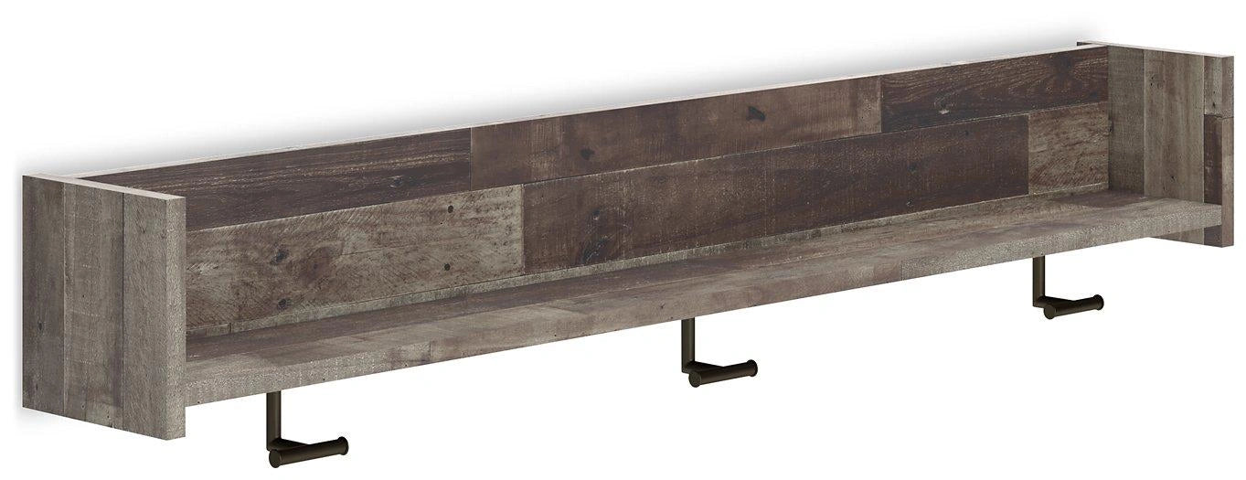 Five Star Furniture - Neilsville Wall Mounted Coat Rack with Shelf image