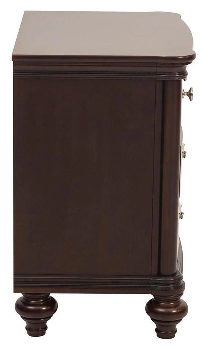 Five Star Furniture - Marston 3 Drawer Nightstand in Dark Cherry 2615DC-4