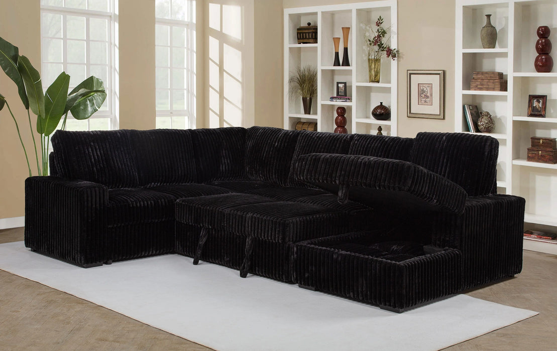 Five Star Furniture - Devonshire Pull-Out Sleeper Sectional Sofa