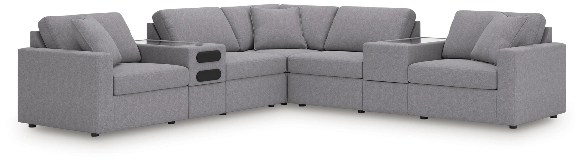 Five Star Furniture - Modmax Balanced Sectional with Audio and Storage Consoles