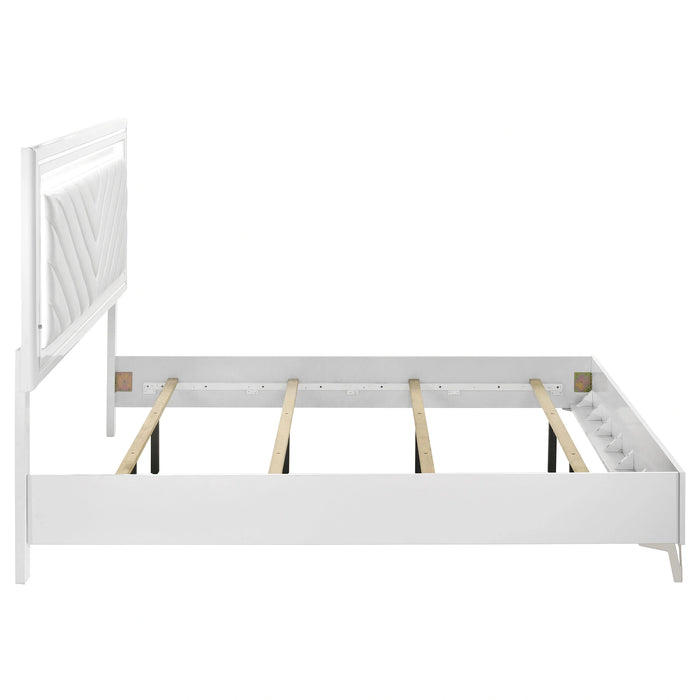 Five Star Furniture - Cassia Panel Bed with LED Lighting