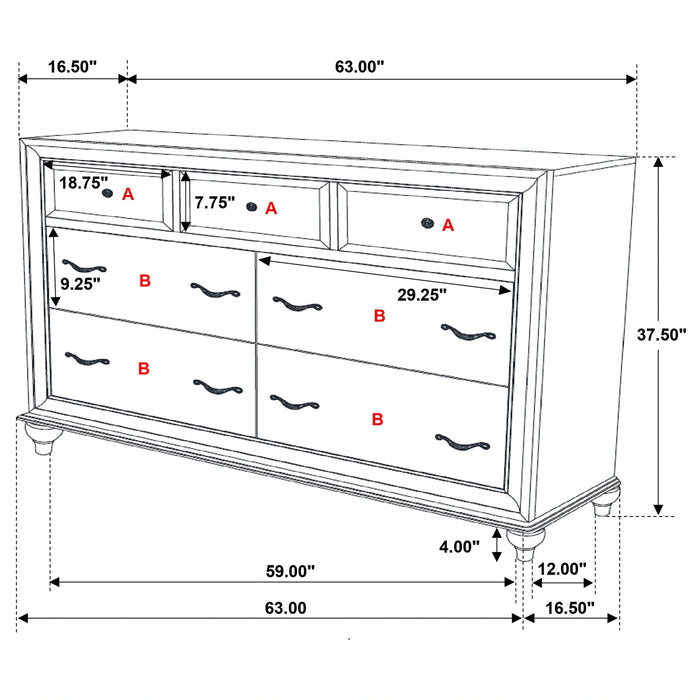 Five Star Furniture - Barzini Bedroom Set
