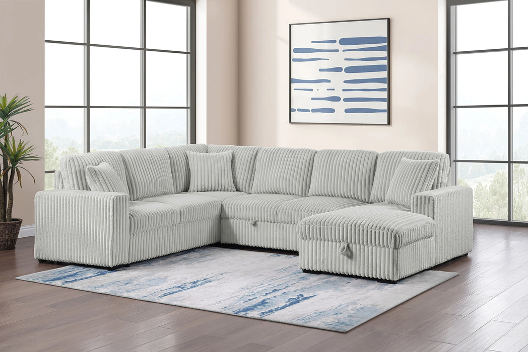 Five Star Furniture - Devonshire Pull-Out Sleeper Sectional Sofa
