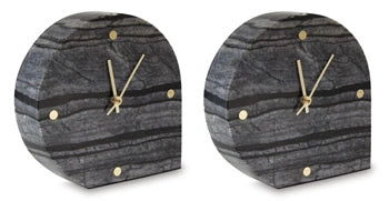Five Star Furniture - Janmour Table Clock (Set of 2)