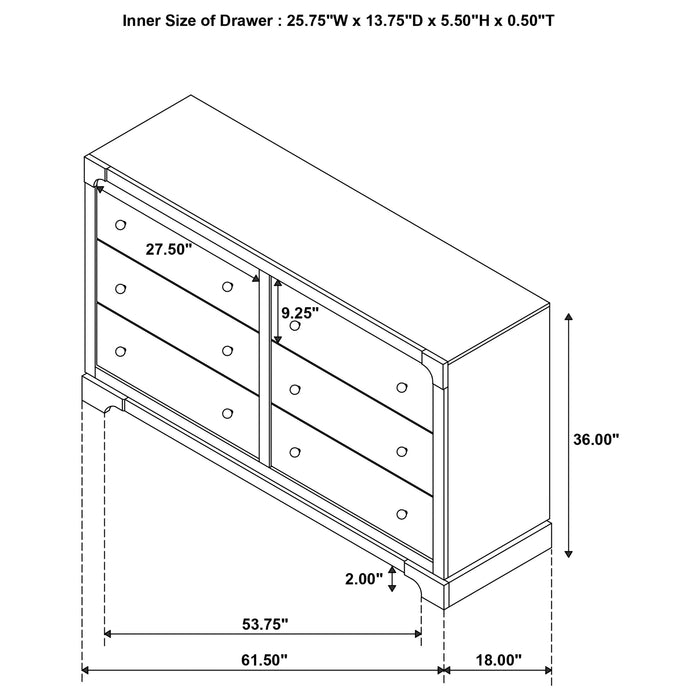 Five Star Furniture - Gran Park Bedroom Set