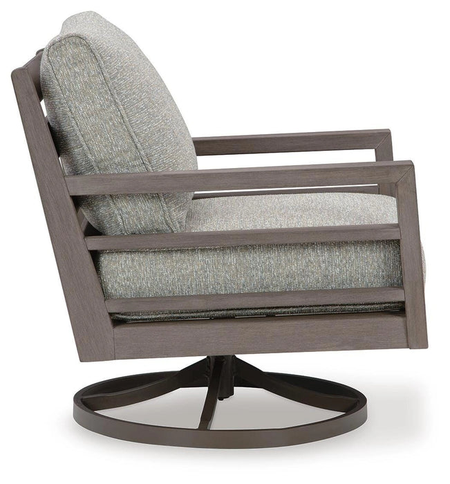 Five Star Furniture - Hillside Barn Outdoor Swivel Lounge with Cushion
