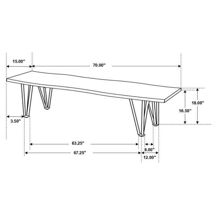 Five Star Furniture - Neve Dining Bench