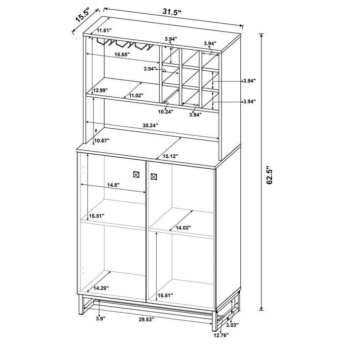 Five Star Furniture - Mendoza Bar Cabinet