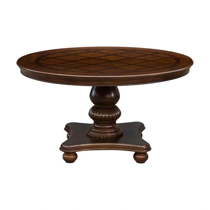Five Star Furniture - Lordsburg Round Dining Table in Brown Cherry 5473-54*