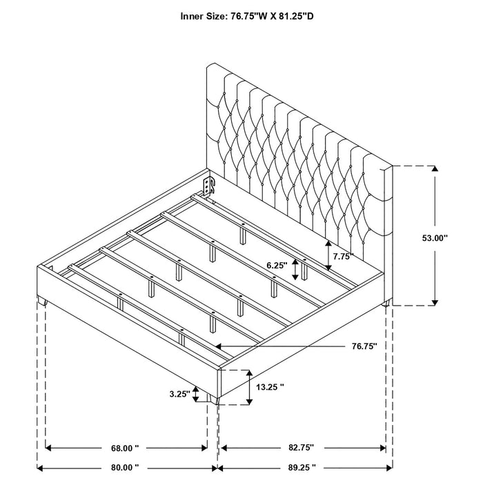 Five Star Furniture - Chloe Panel Bed