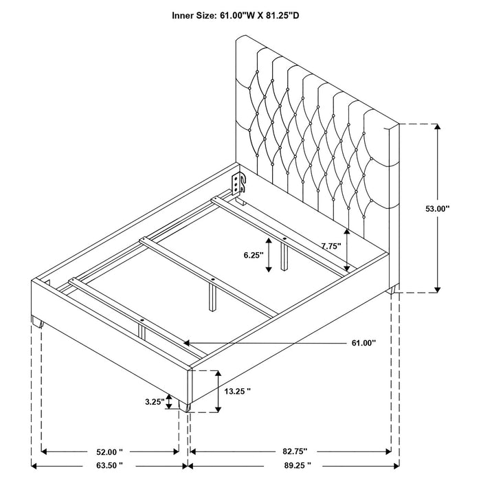 Five Star Furniture - Chloe Panel Bed
