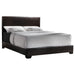 Five Star Furniture - Conner Eastern King Upholstered Panel Bed Dark Brown image