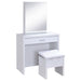 Five Star Furniture - Harvey 2-piece Vanity Set with Lift-Top Stool White image