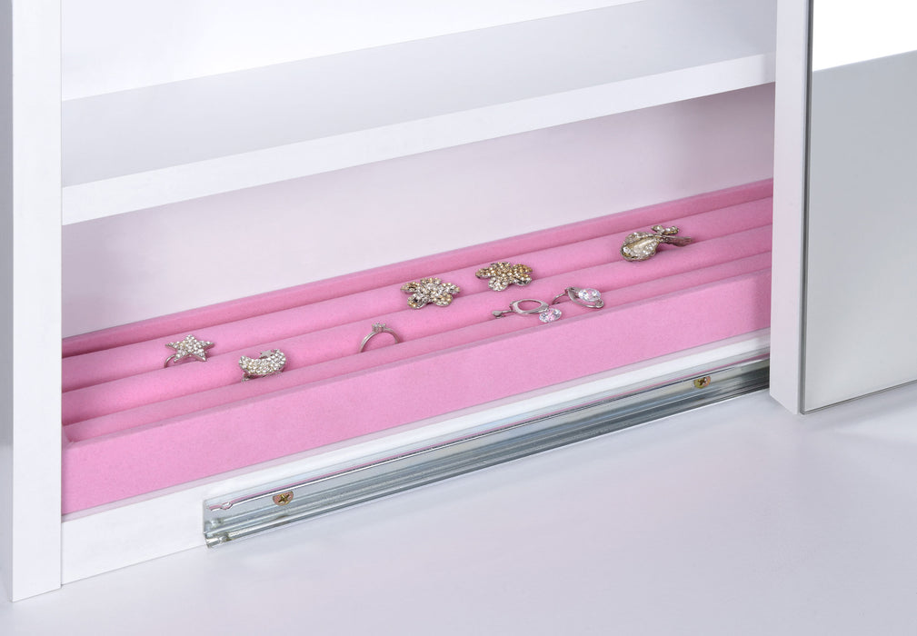 Five Star Furniture - Harvey Makeup Vanity Table with Mirror and Stool