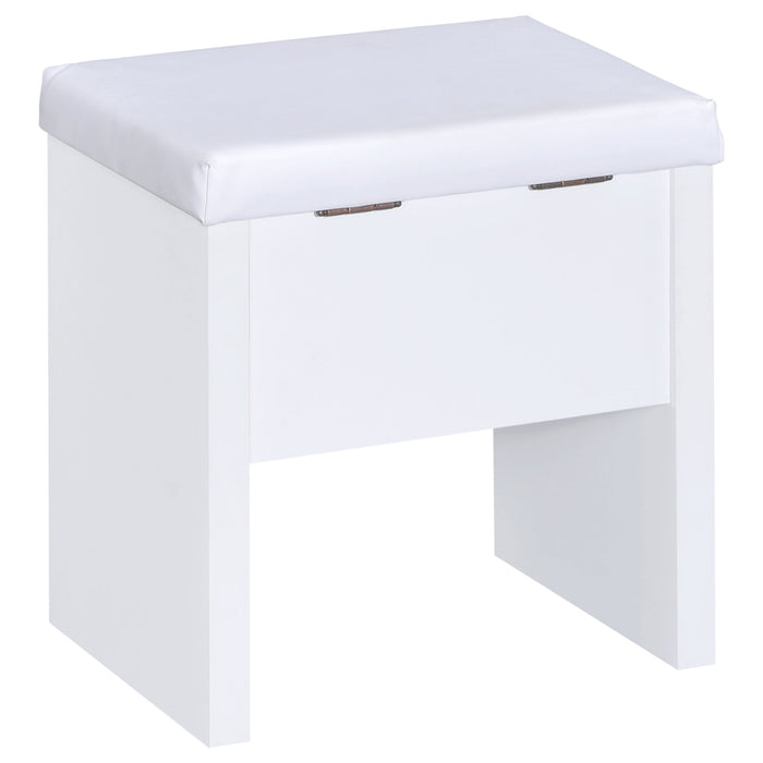 Five Star Furniture - Harvey Makeup Vanity Table with Mirror and Stool