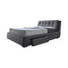 Five Star Furniture - Fenbrook Eastern King Tufted Upholstered Storage Bed Grey image