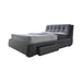 Five Star Furniture - Fenbrook California King Tufted Upholstered Storage Bed Grey image