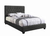 Five Star Furniture - Chloe Tufted Upholstered Full Bed Charcoal image