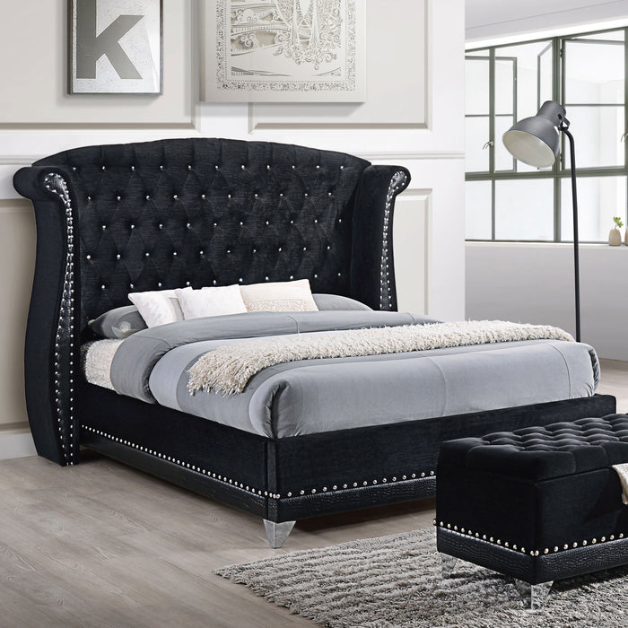 Five Star Furniture - Barzini Wingback Platform Bed