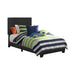 Five Star Furniture - Dorian Upholstered Twin Bed Black image