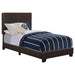 Five Star Furniture - Dorian Upholstered Twin Bed Brown image