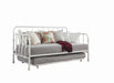 Five Star Furniture - Marina Twin Metal Daybed with Trundle White image