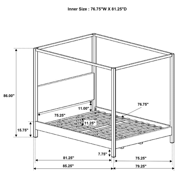 Five Star Furniture - Monroe Canopy Panel Platform Bed
