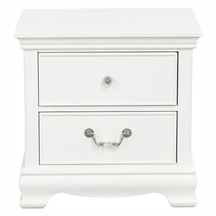 Five Star Furniture - Lucida 2 Drawer Nightstand in White 2039W-4