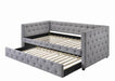 Five Star Furniture - Mockern Tufted Upholstered Daybed with Trundle Grey image