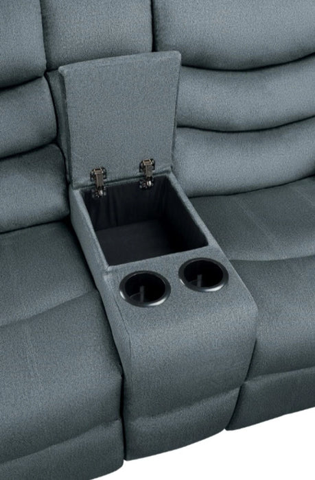 Five Star Furniture - Discus Double Reclining Loveseat in Gray 9526GY-2