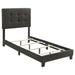 Five Star Furniture - Mapes Tufted Upholstered Twin Bed Charcoal image