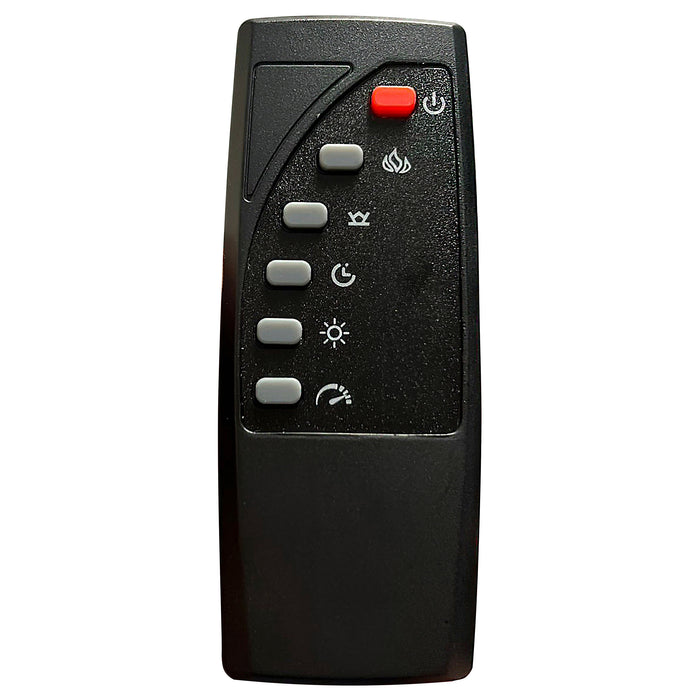 Five Star Furniture - Tisdall Wingback Bed with Flame Visualizer