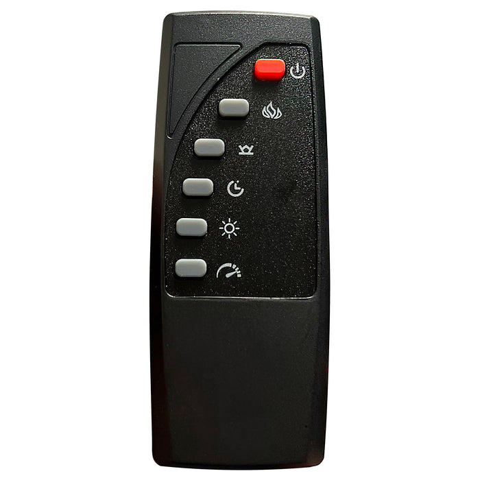 Five Star Furniture - Tisdall Wingback Bed with Flame Visualizer