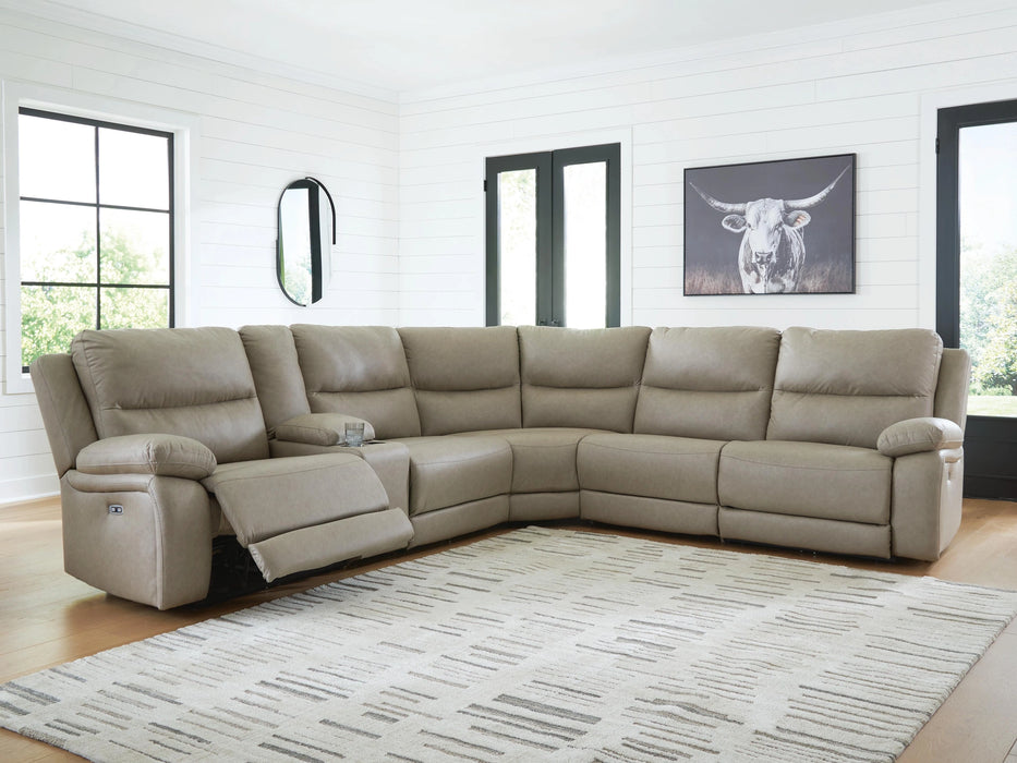 Five Star Furniture - Narwhal Place Reclining Sectional with Storage Console