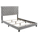 Five Star Furniture - Warner Eastern King Upholstered Bed Grey image