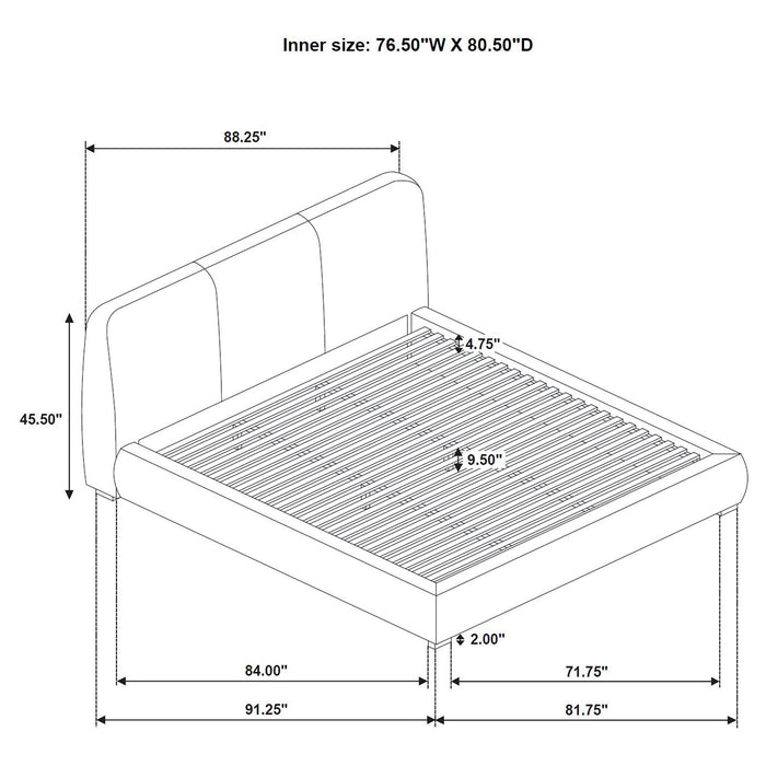 Five Star Furniture - Mokena Panel Platform Bed