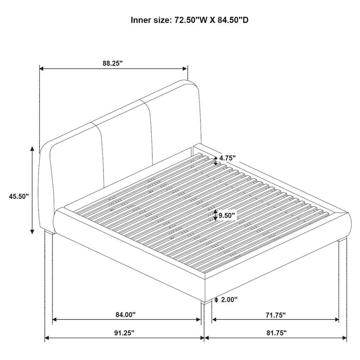 Five Star Furniture - Mokena Panel Platform Bed