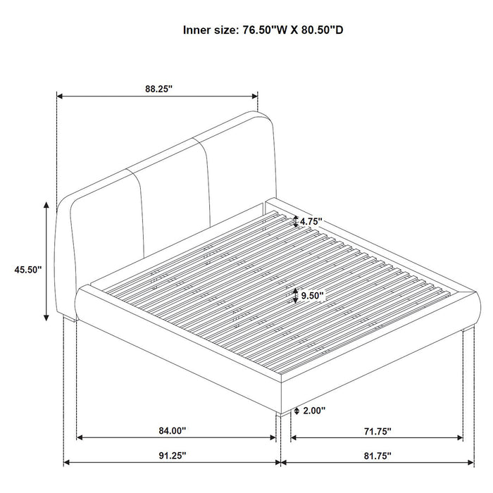 Five Star Furniture - Mokena Panel Platform Bed