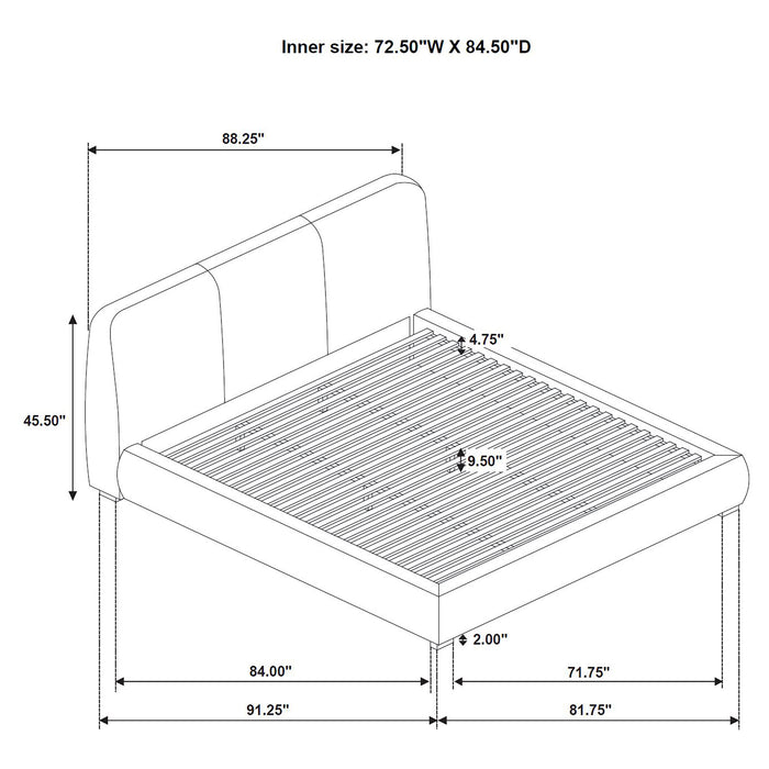 Five Star Furniture - Mokena Panel Platform Bed
