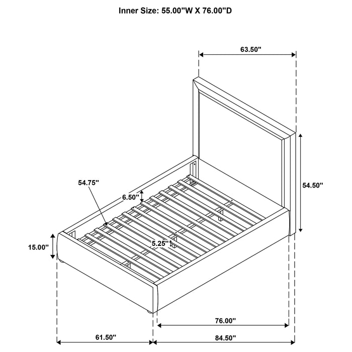 Five Star Furniture - Lawson Panel Platform Bed