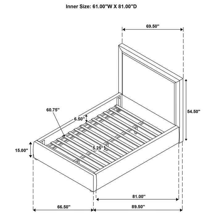 Five Star Furniture - Lawson Panel Platform Bed