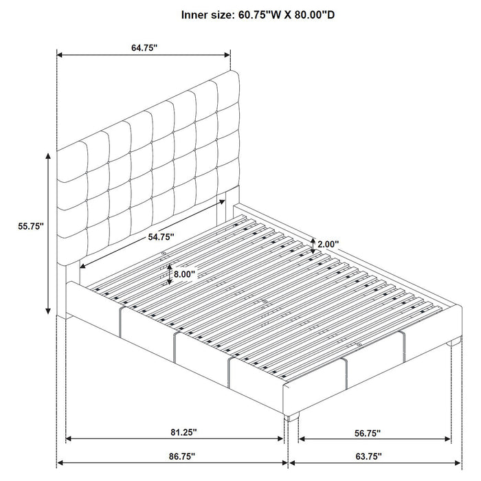Five Star Furniture - Medley Panel Platform Bed