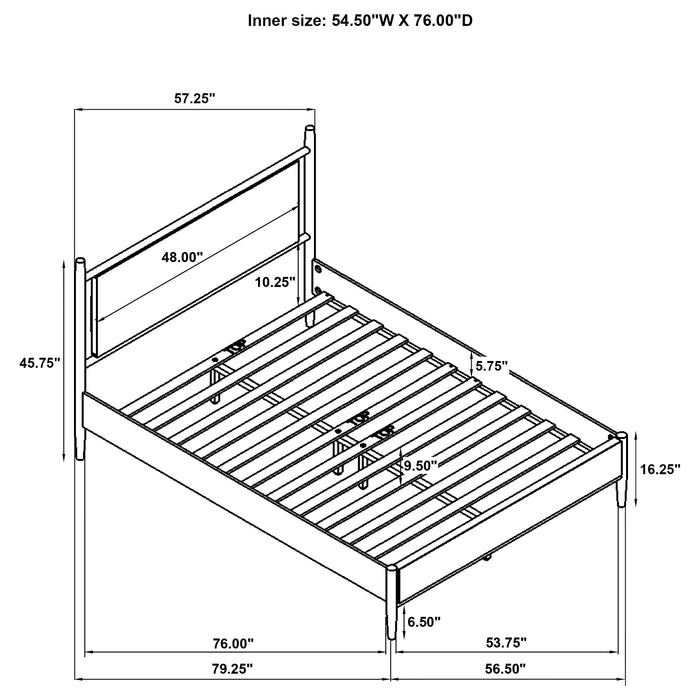 Five Star Furniture - Mason Panel Platform Bed