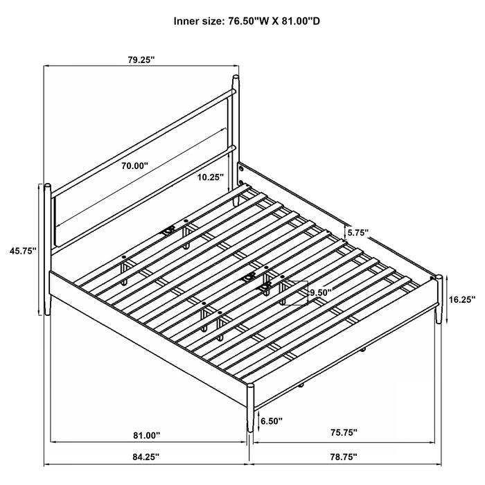 Five Star Furniture - Mason Panel Platform Bed