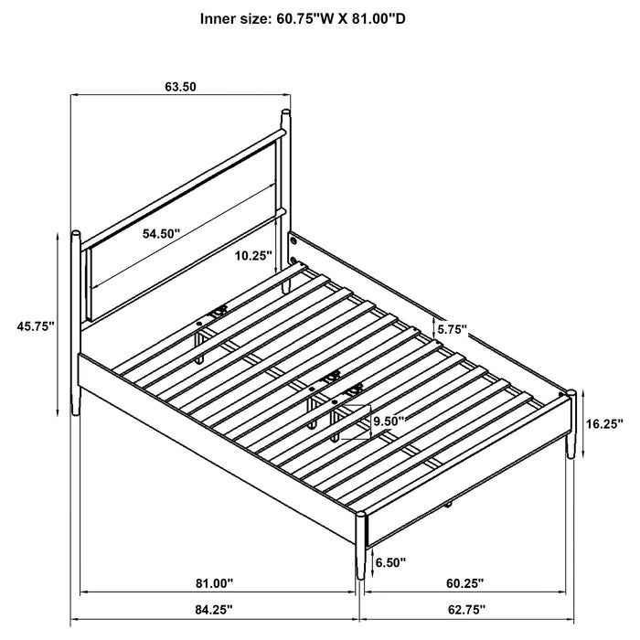 Five Star Furniture - Mason Panel Platform Bed