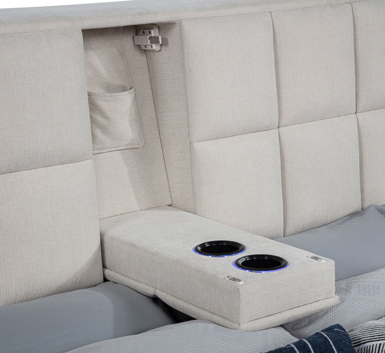 Five Star Furniture - Dreux Panel Platform Bed