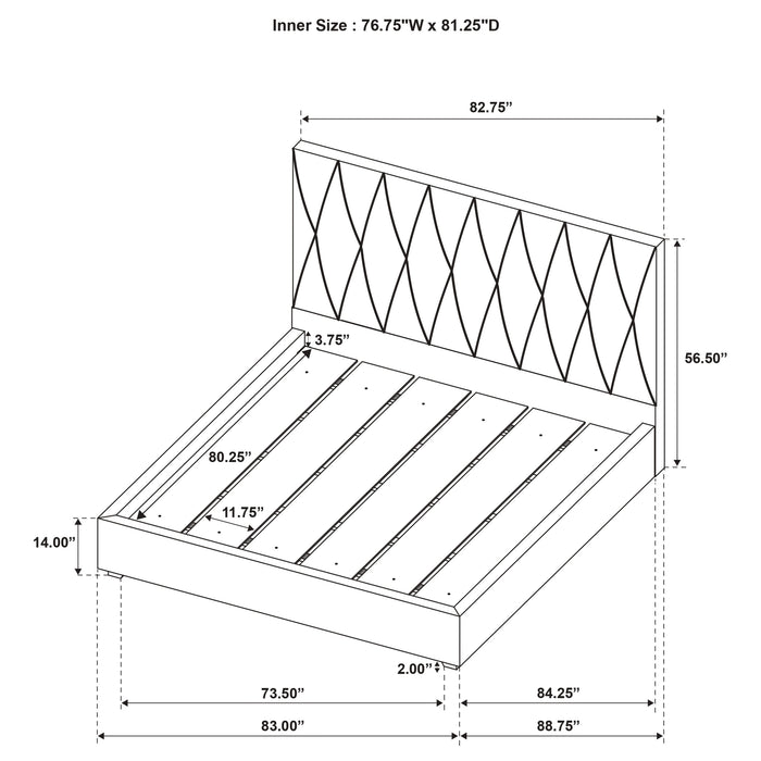 Five Star Furniture - Delsea Panel Platform Bed