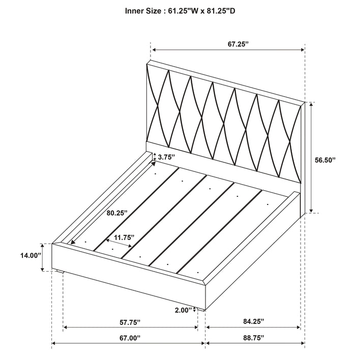Five Star Furniture - Delsea Panel Platform Bed