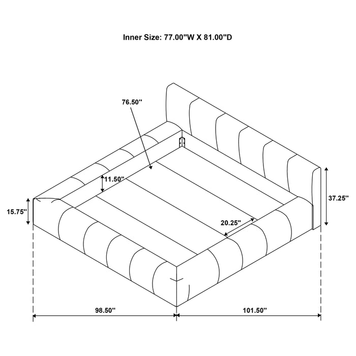 Five Star Furniture - Wilshire Panel Platform Bed